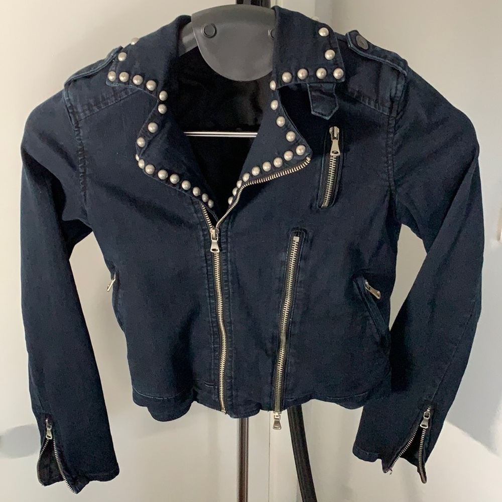 Hudson Jeans Dark Blue Jacket, Girls L